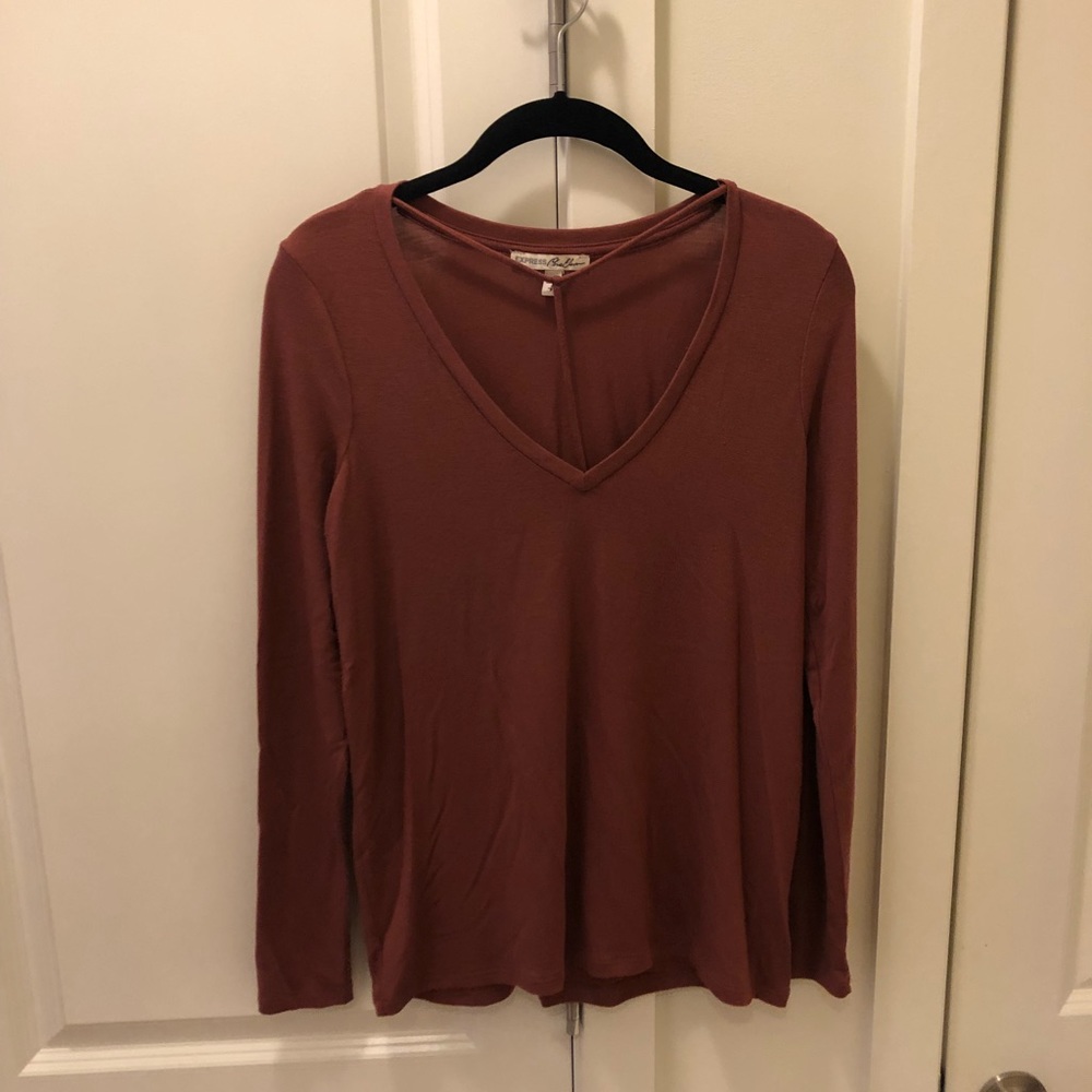 S Express red sweater